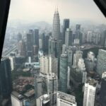 aerial view of city