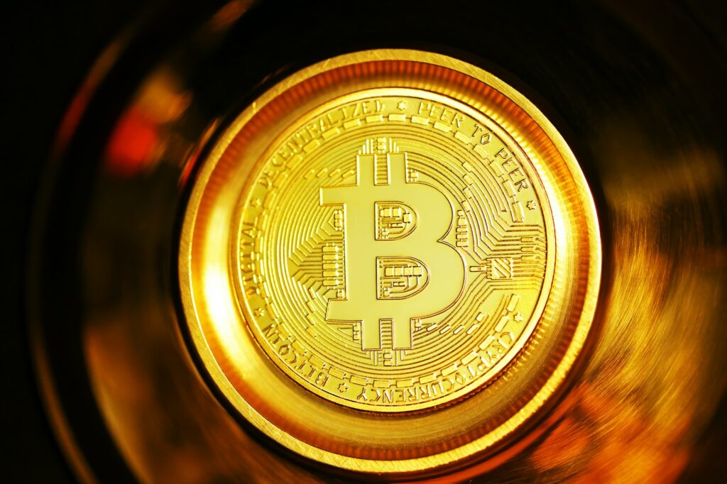 gold and silver round coin