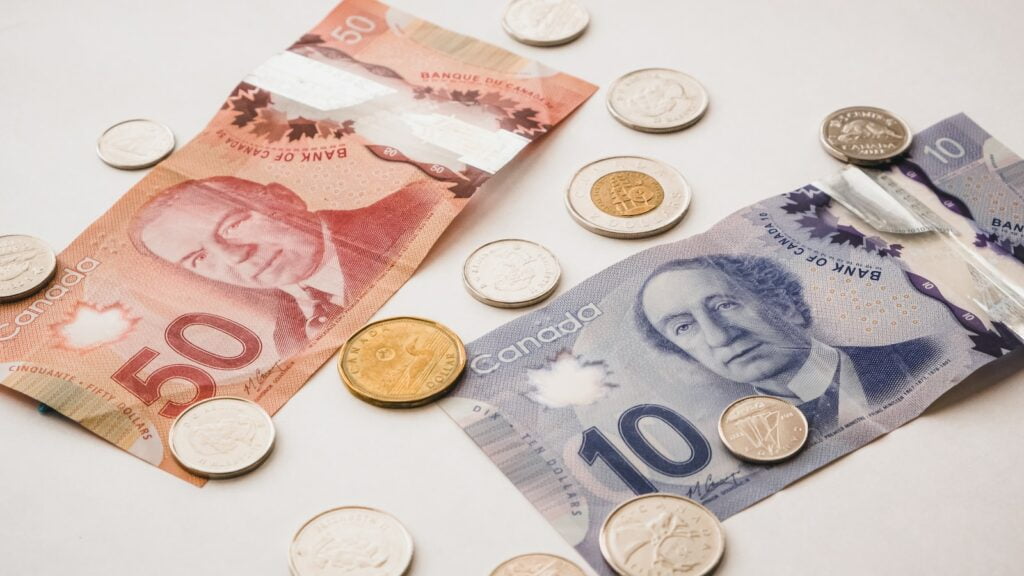 a bunch of money sitting on top of a table